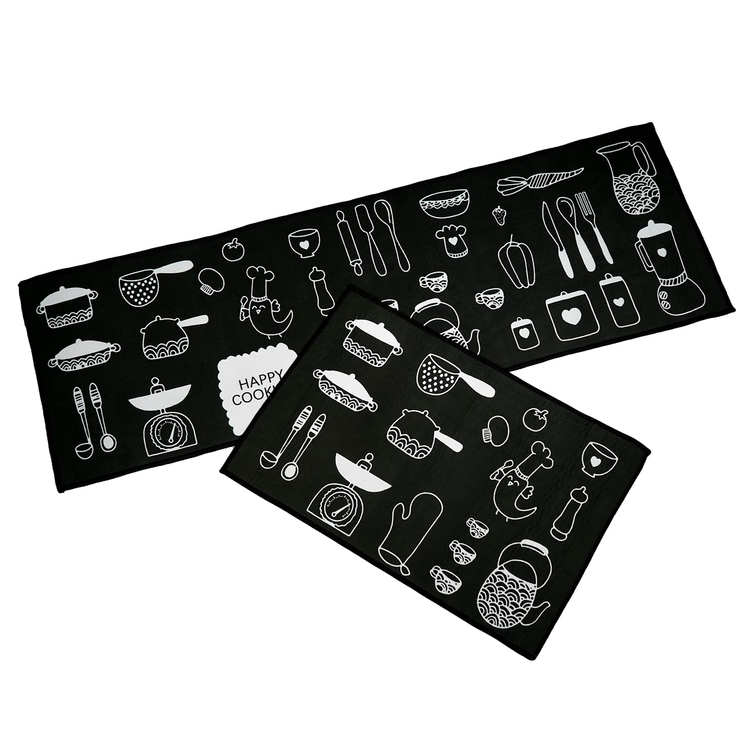 ​Set 2 covoare de bucatarie, Retro Kitchen