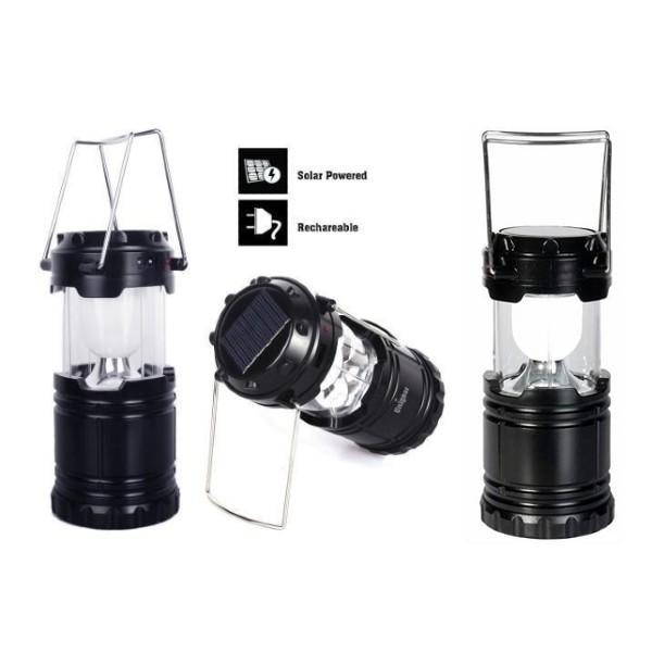 Set 2 x lampa solara reincarcabila cu functie incarcare telefon