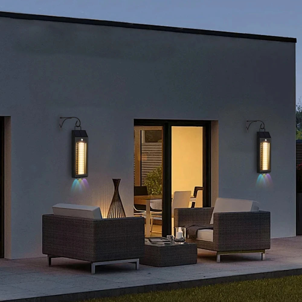 Lampa solara LED 33 cm, senzor miscare, 3 moduri de lumina