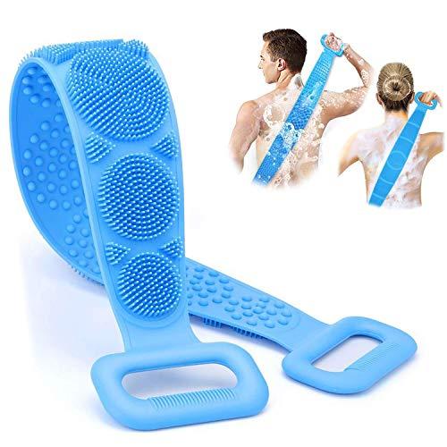 Set 2 x Perie corp baie, silicon, exfoliere si masaj corporal