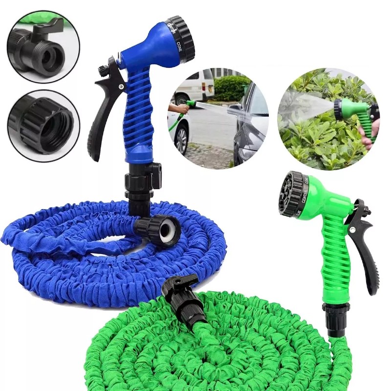 Furtun extensibil 45 Metri, include si pistol de udat