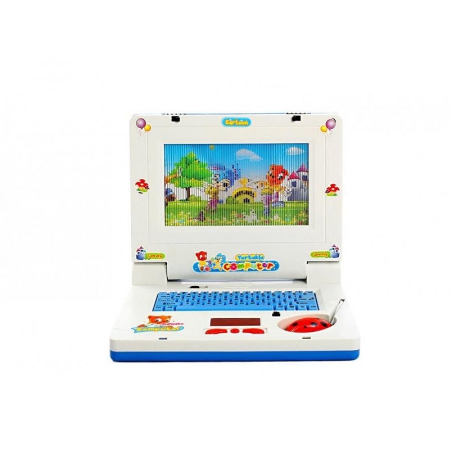 Laptop muzical pentru copii, tastatura si mouse