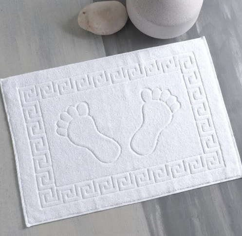 Set 2 x prosop pentru picioare, 50 x 70 cm, Alb