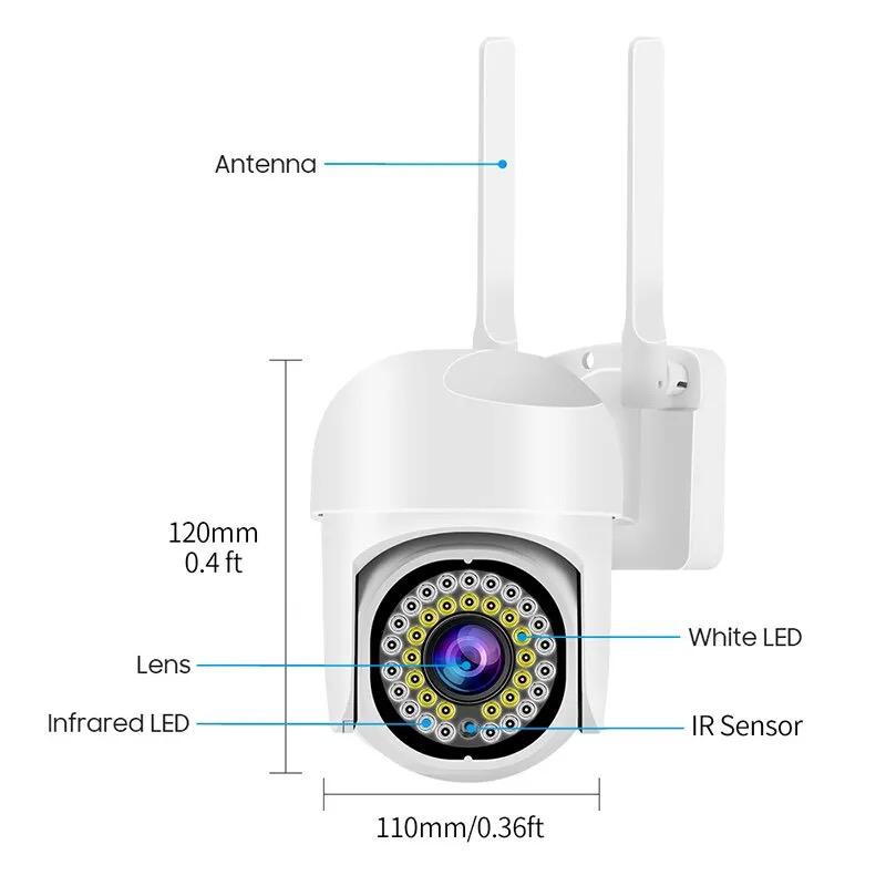Set 2 x Camera Video de Supraveghere Wi-Fi, Aplicatie LIVE