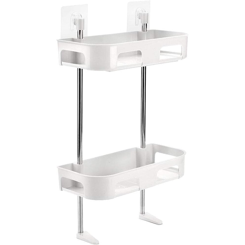 Suport depozitare pentru toaleta, 2 polite