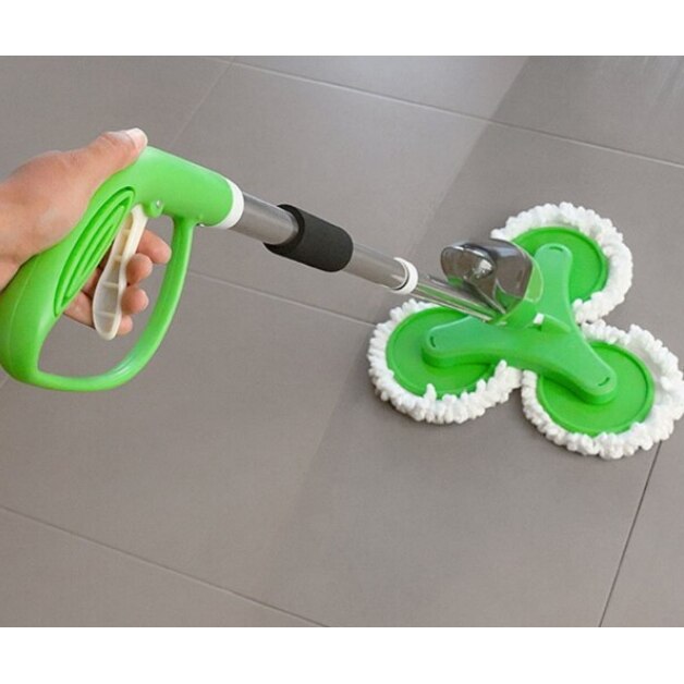 Mop triplu cu pulverizator, rezervor 600 ml