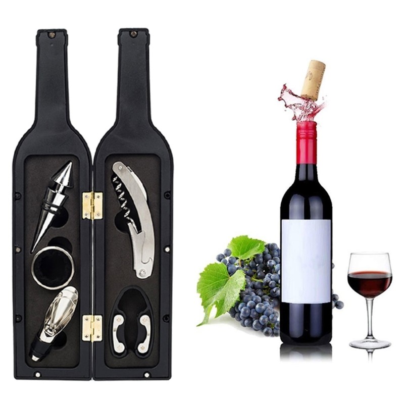 Set elegant de vin cu 6 accesorii