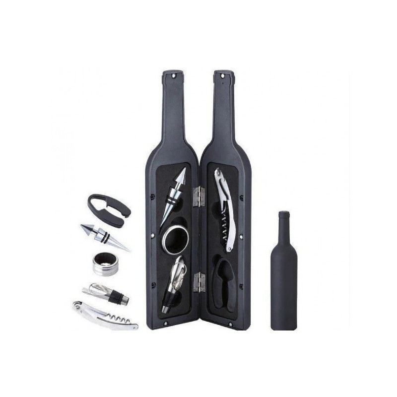 Set elegant de vin cu 6 accesorii