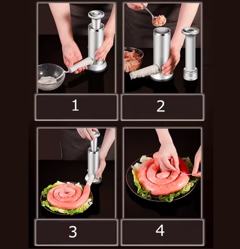 Aparat manual pentru carnati