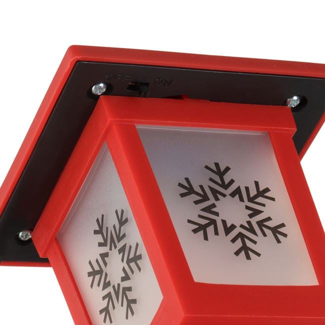 Set 3 x Felinar Solar Stick de Craciun, 38 cm