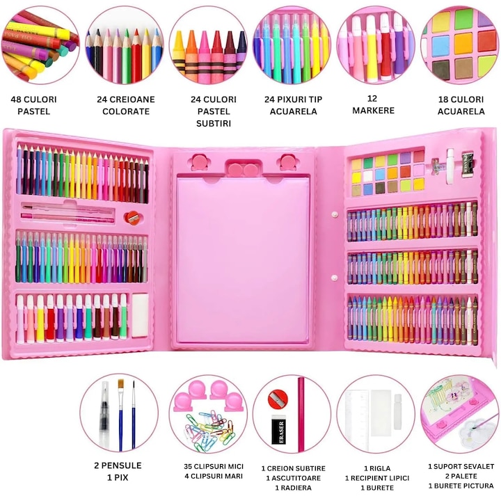 Set pictura 208 piese, 3-12 ani