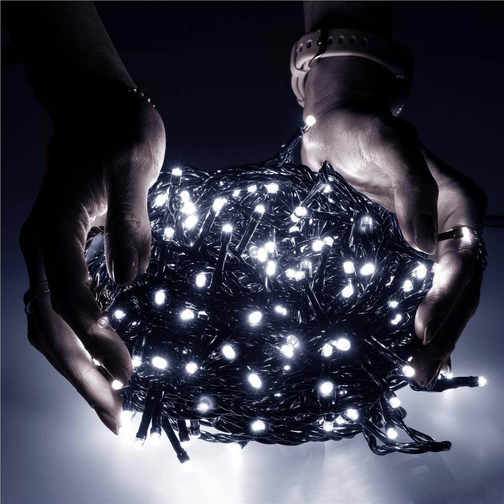 Instalatie rola 20 Metri, 340 LED, Alb rece