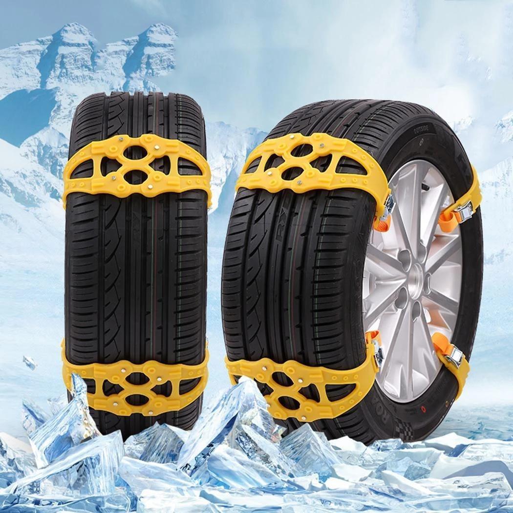 Set 4 sisteme antiderapante refolosibile pentru anvelope