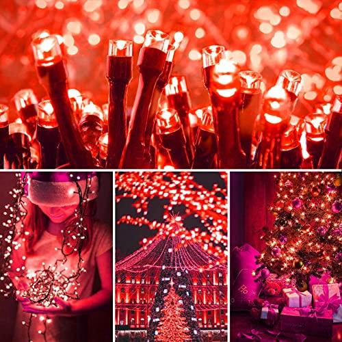 Set 4 x Instalatie LED 70 LED, 7 metri, Rosu