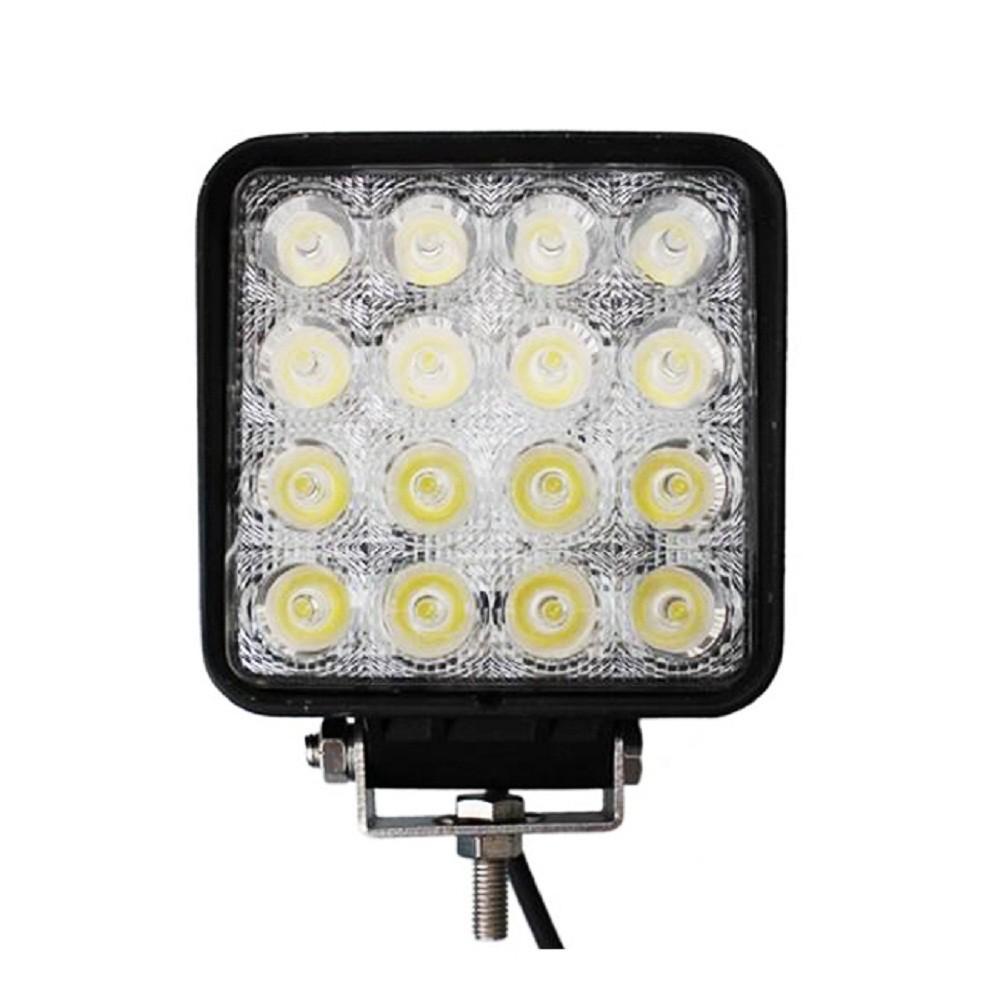 Set 4 proiectoare LED auto offroad 48W, 16 LED, 12V-24V