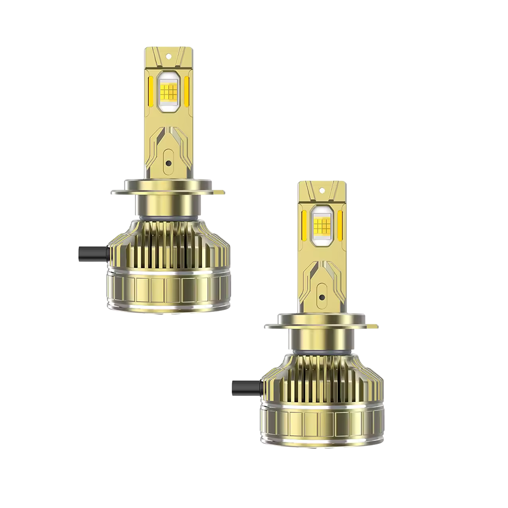 Bec LED Auto H7 210 W, Aplicatie Smart, 3 Moduri de Culoare