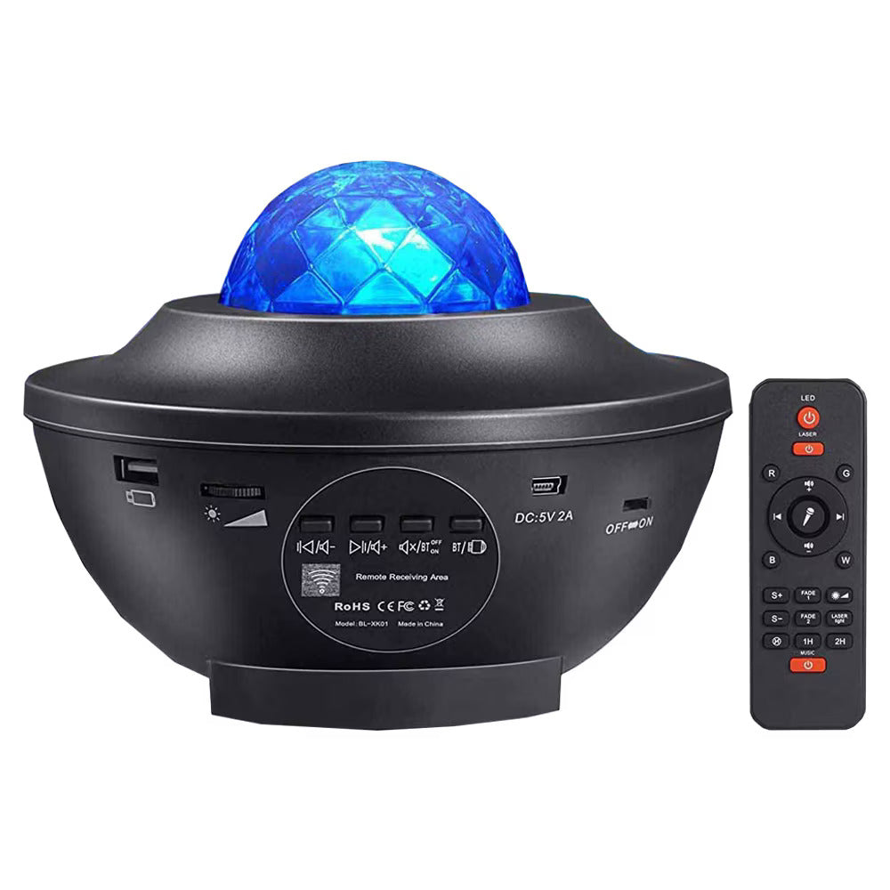 Proiector Star Galaxy LED, Difuzor Bluetooth