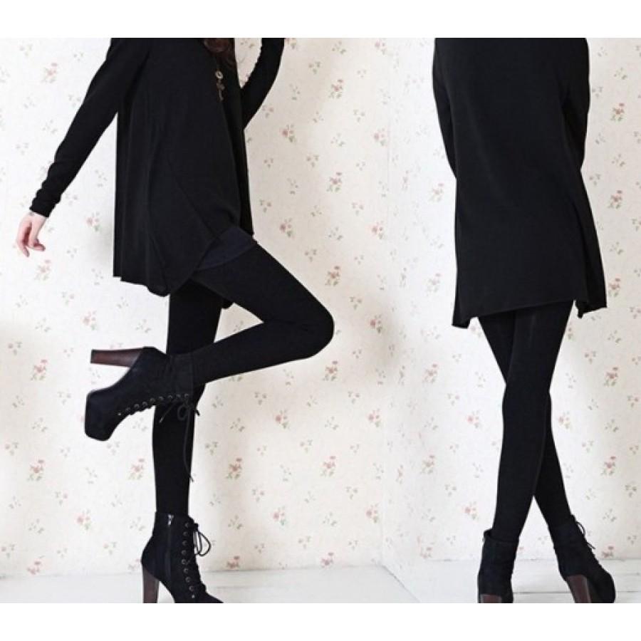 Set 3 colanti vatuiti, 380 DEN, Marime universala, Negru