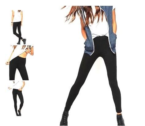 Set 3 colanti vatuiti, 380 DEN, Marime universala, Negru