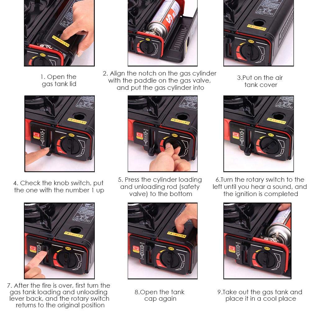 Aragaz de camping, Happy Home BDZ-155-A