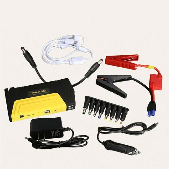 Kit baterie pentru pornirea masinii si incarcarea telefonului, 16800 mAh