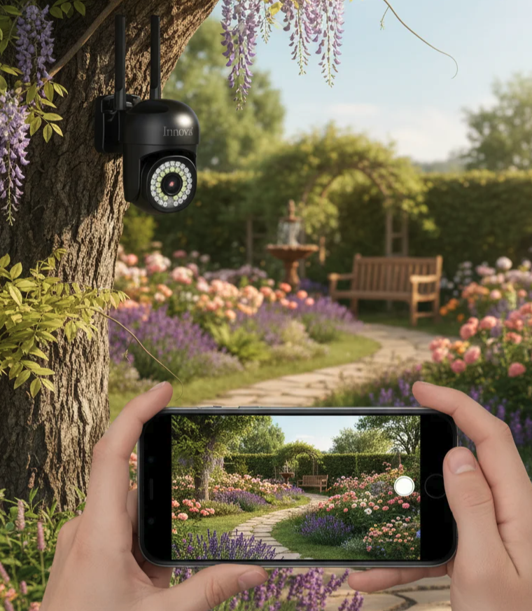 Set 2 x Camera Video Wi-Fi, 36 LED, Rezolutie HD, IP66, Card 32 GB