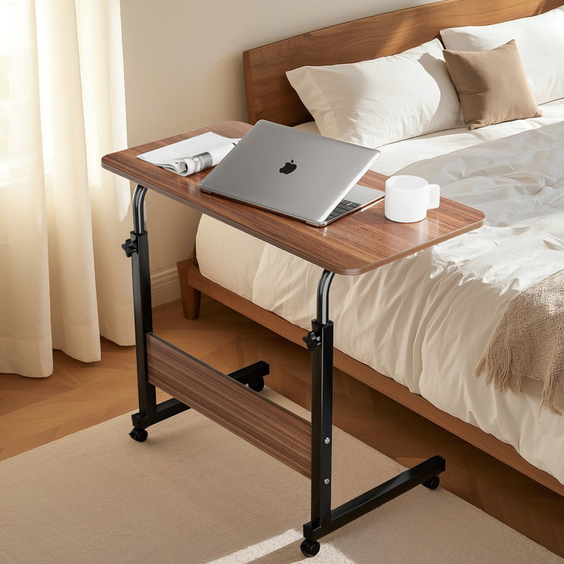 Masuta reglabila laptop, birou cu roti, 60x40x80 cm