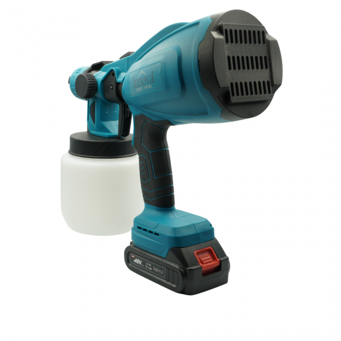Pistol de vopsit, 2 Acumulatori 48V, 800 ml