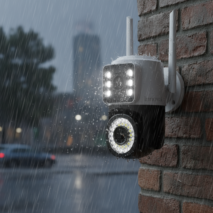 Set 2 x Camera Video 6MP, 42 LED, Vedere 360°, Wi-Fi, Card 32 GB