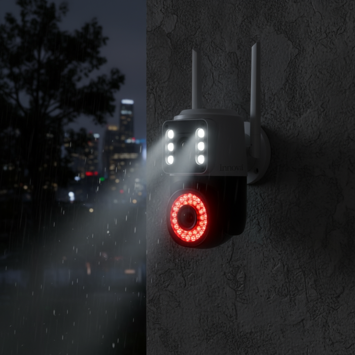 Set 2 x Camera Video 6MP, 42 LED, Vedere 360°, Wi-Fi, Card 32 GB