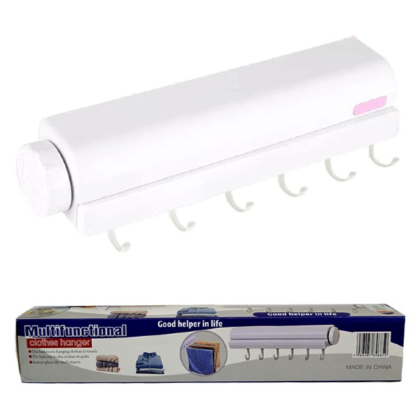 Uscator retractabil de rufe, montare pe perete