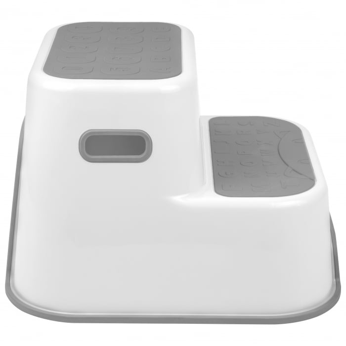 Scaunel inaltator WC pentru copii, FizioTab®Kids, Gri