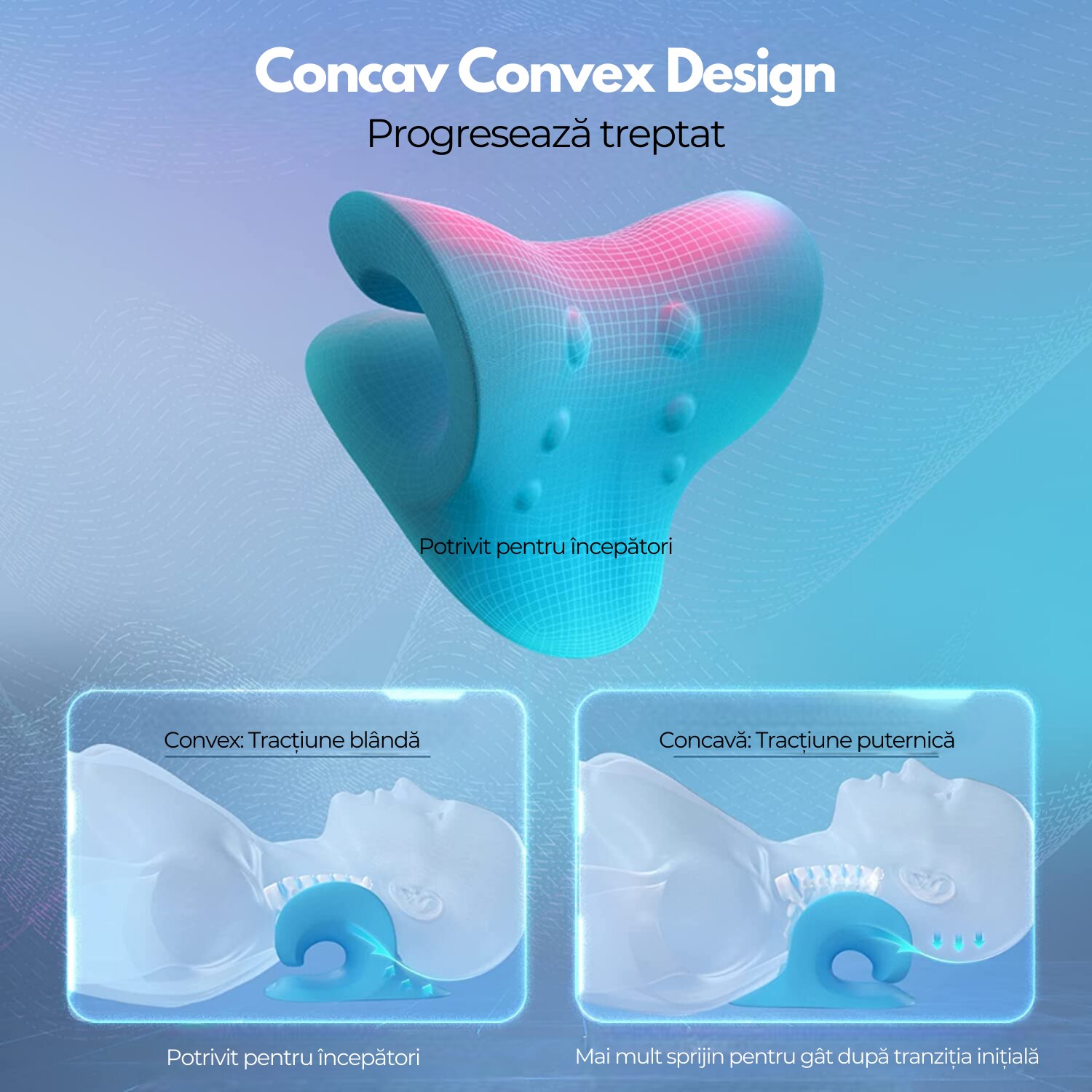 Set 2 x Perna pentru musculatura gatului