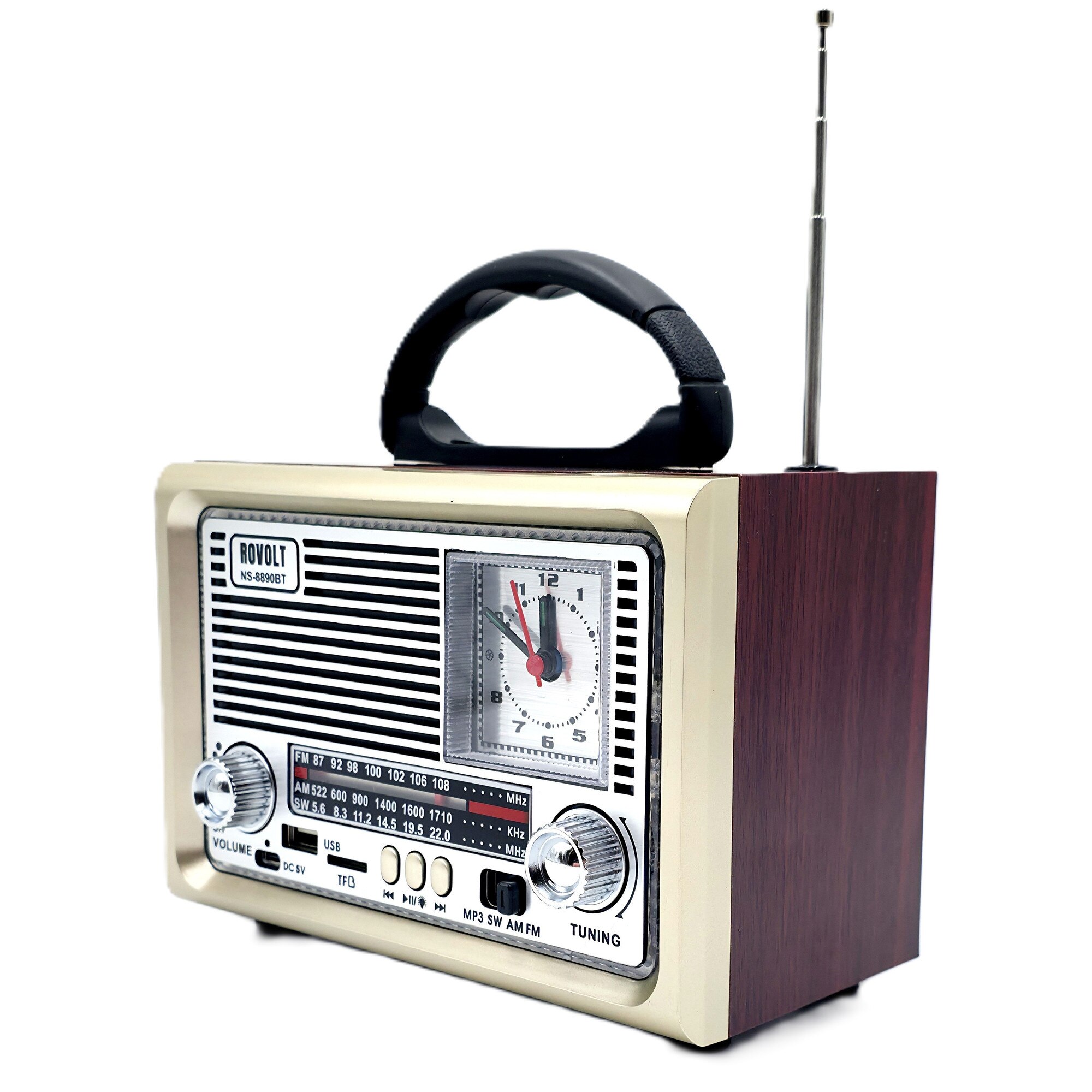 Radio ROVOLT NS - 8890BT, FM/AM/SW, Bluetooth