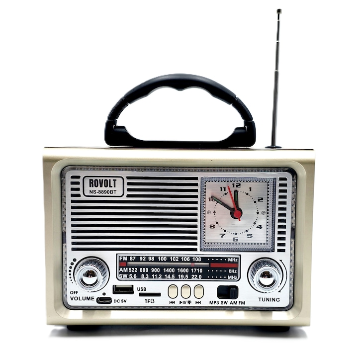 Radio ROVOLT NS - 8890BT, FM/AM/SW, Bluetooth