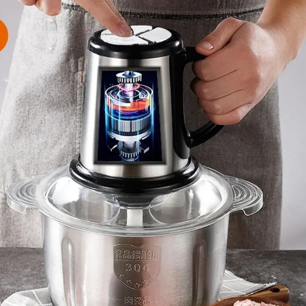 Tocator electric din Inox, capacitate 5 Litri, 500 W, 5 lame