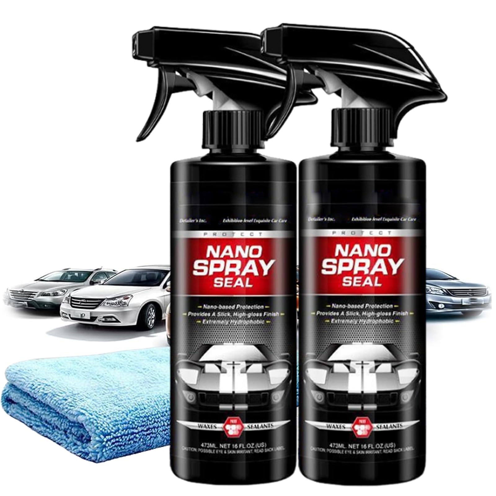 Set 2 x Spray Nano pentru masina cu acoperire rapida