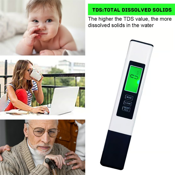 Tester pentru apa, afisaj digital instantaneu a rezultatelor