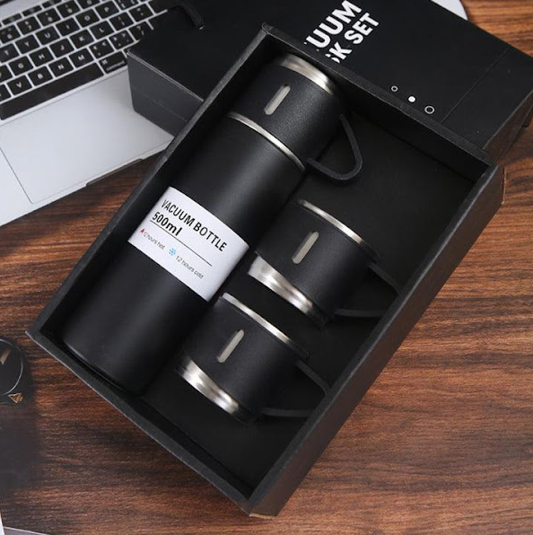 Set 2 x Termos 4 piese, 500 ml + 3 cesti