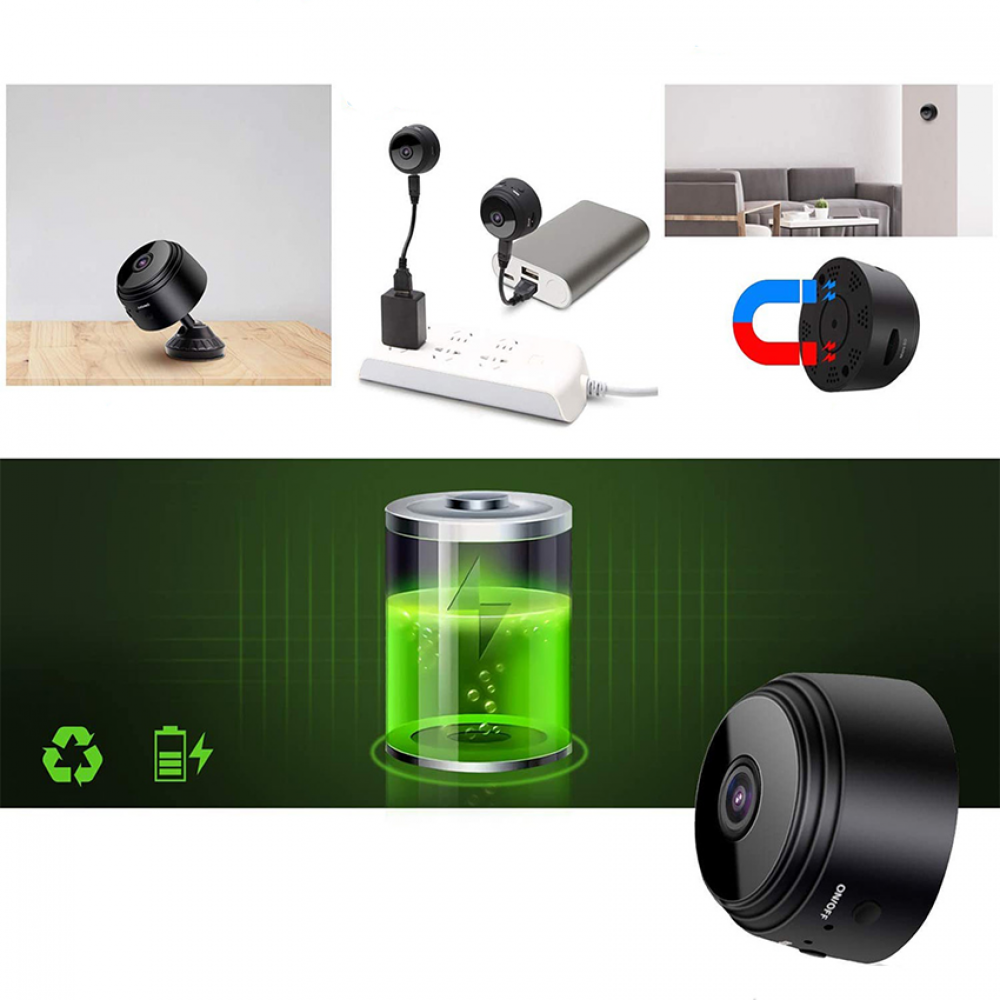 Camera video Wi-Fi HD, NightVision, Senzor de miscare