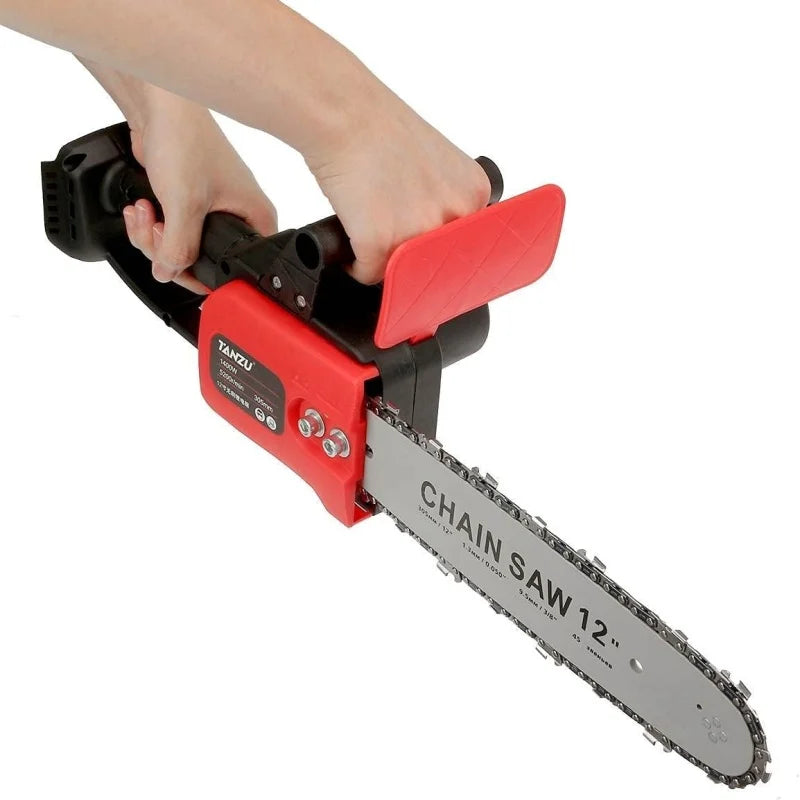 Drujba electrica, 2 acumulatori, 48 V, 2 lanturi, 1200 W, 4800 rpm