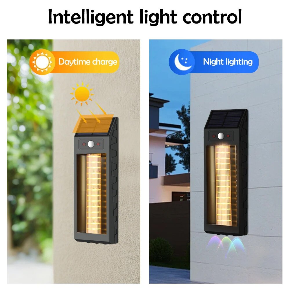 Lampa solara cu senzor de miscare, 18W, 1200 LM