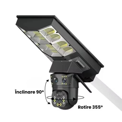 Lampa stradala solara cu camera Wi-Fi V380 PRO