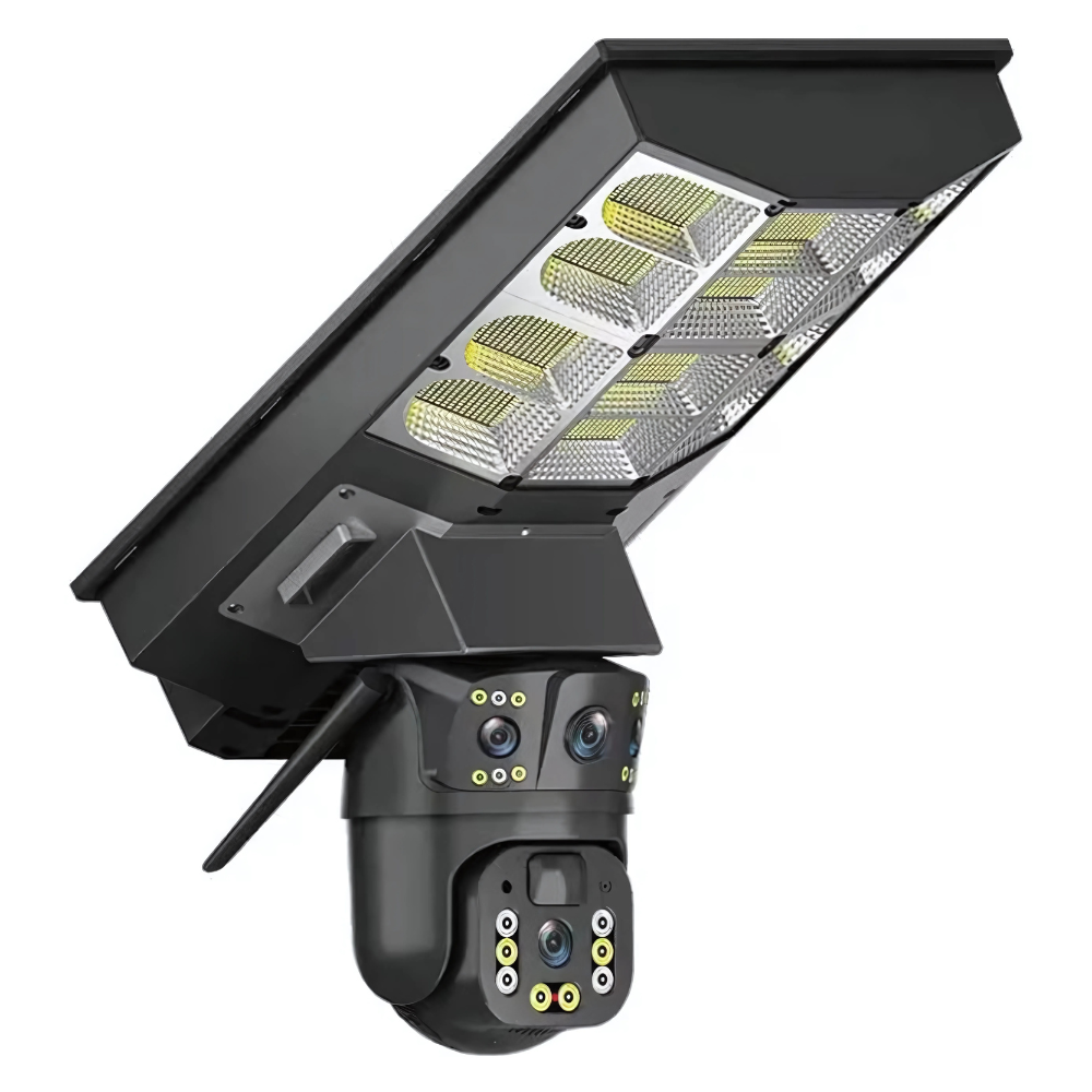 Lampa stradala solara cu camera Wi-Fi V380 PRO