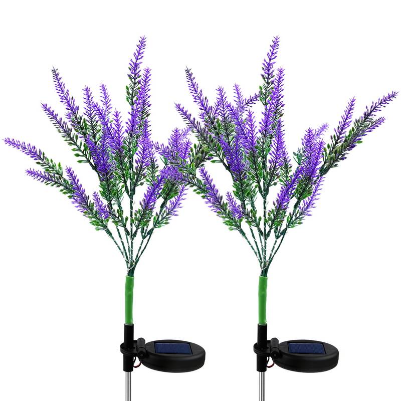 Set 2 x lampa solara, Lavanda