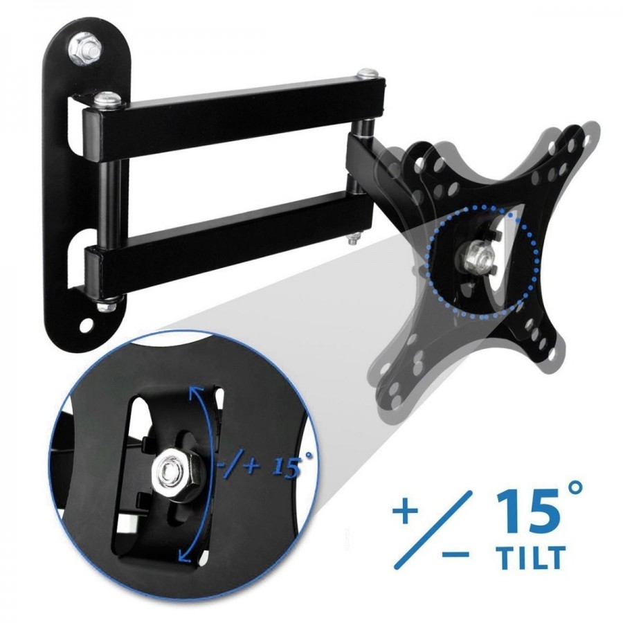 Suport TV mobil de perete 10-32 inch, rotire 180 grade