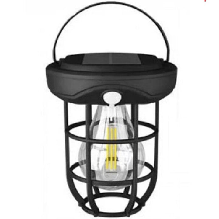 Set 2 x Felinar solar cu lumina calda