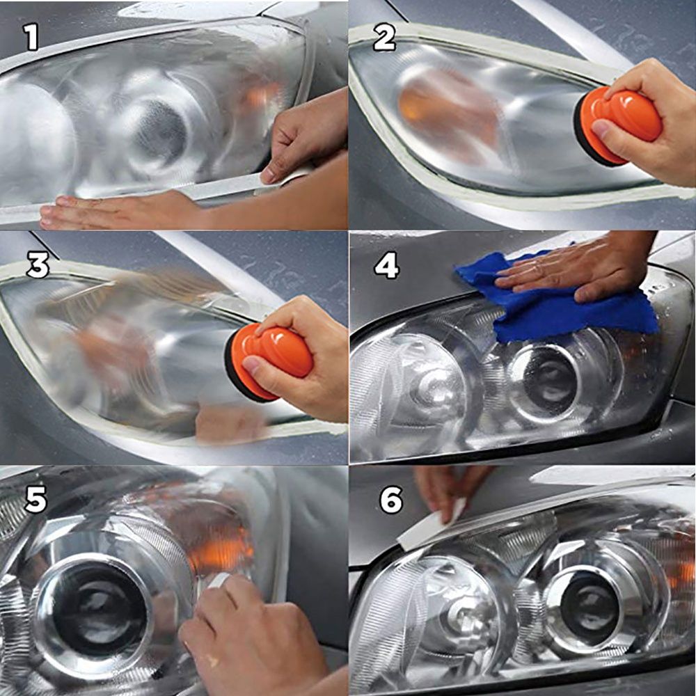 Kit polish pentru restaurarea farurilor