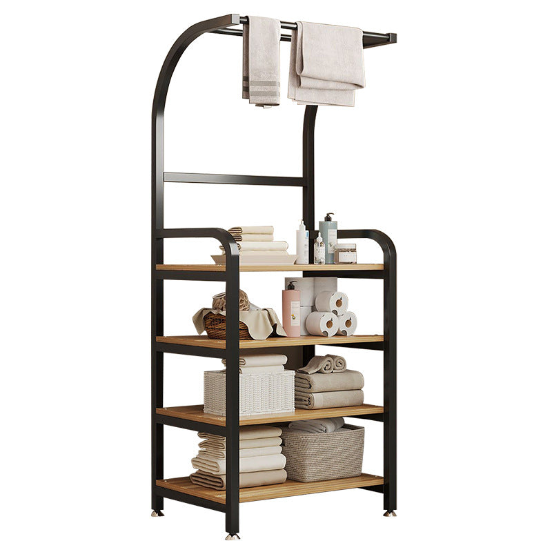 Etajera de baie cu suport pentru prosoape