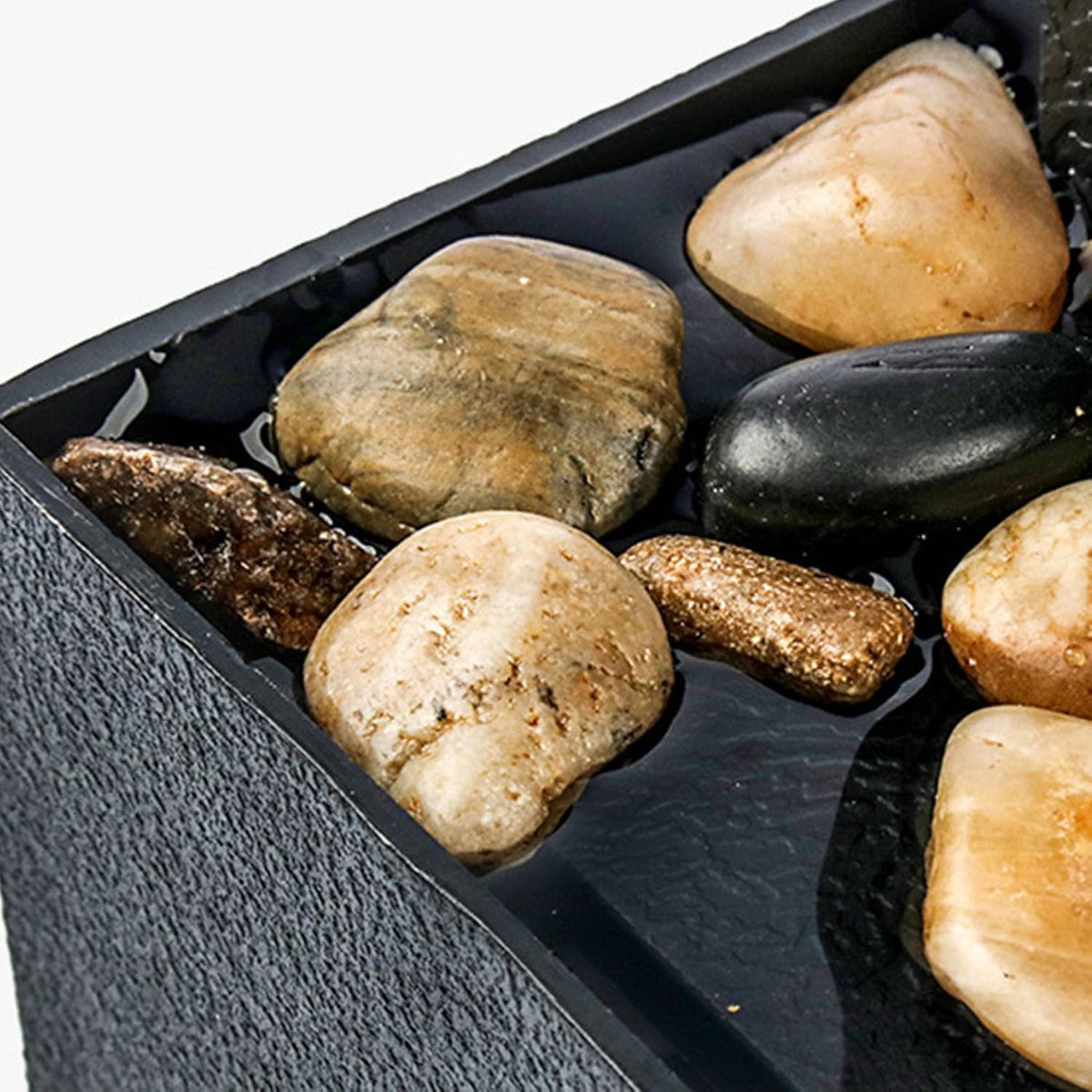 Fantana decorativa cu robinet plutitor si LED